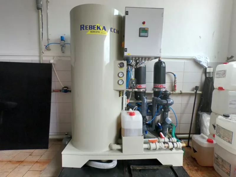 Recirkulační chemické ČOV s diskovou filtrací